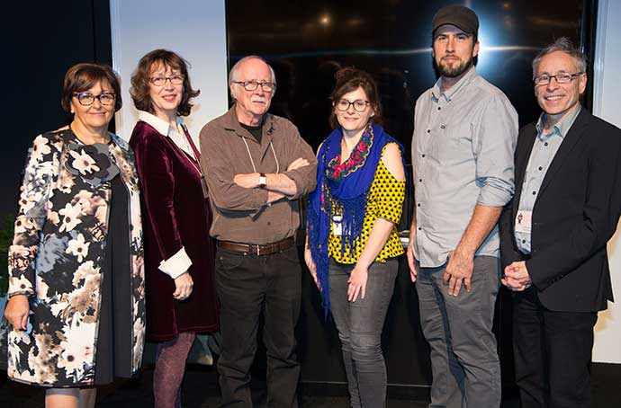 Salon livre 2016 Gilda Routy and special guets: Carole David, Norbert Spehner, Marion Arbona, David Goudreault and Jacques Goldstyn - WestmountMag.ca