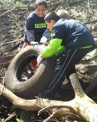 Falaise Saint-Jacques clean-up 