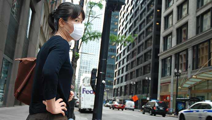 woman wearing mask - WestmountMag.ca