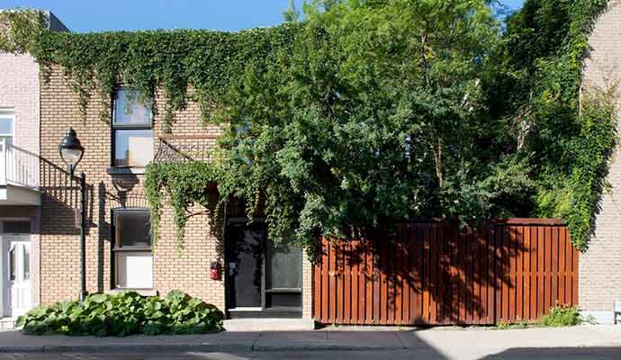 La maison Bernier-Thibault, nichée au cœur du Plateau-Mont-Royal à Montréal